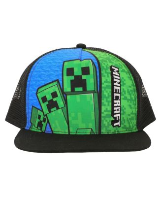 Minecraft Boys Creepers and Logo Youth Trucker Hat - Macy's