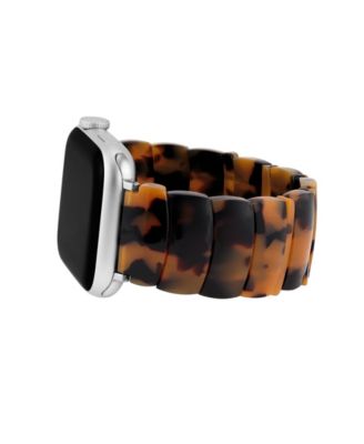 Women's Brown Marbled Acetate Expansion Bracelet designed for Apple Watch&reg; 42mm (Series 1-3 only) & 44/45/46/49mm (Ultra & Ultra 2) 