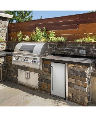 15" 3.2 Cu. Ft. Commercial Stainless Steel Built-in Beverage Refrigerator, Weatherproof and Outdoor Rated