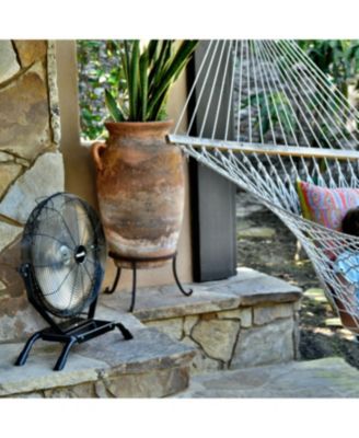 20" High Velocity Outdoor Fan, Heavy Duty Waterproof 2-in-1 Floor Stand or Wall Mount Fan, Adjustable Tilt and 3 Speeds up to 4650 CFM | Wall Fan or Garage Fan for Indoor, Patio, Gym or Porch