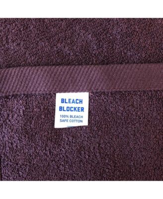 Bleach-Safe Cotton Salon Towels (12 Pack), Jr. Size 16x27 in., Solid Color, Absorbent Hair Drying Towel, Perfect for Salon and Spa