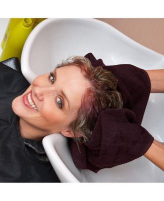 Bleach-Safe Cotton Salon Towels (12 Pack), Jr. Size 16x27 in., Solid Color, Absorbent Hair Drying Towel, Perfect for Salon and Spa