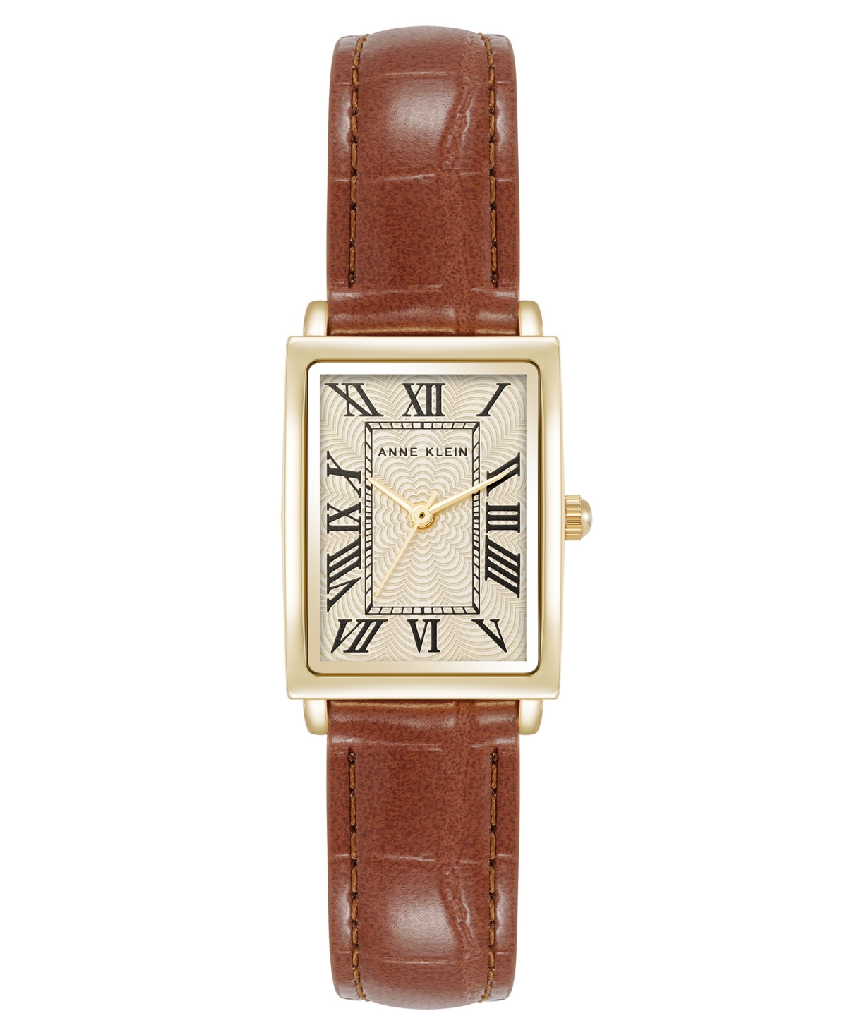 Women's Quartz Brown Leather Band Watch, 21mm