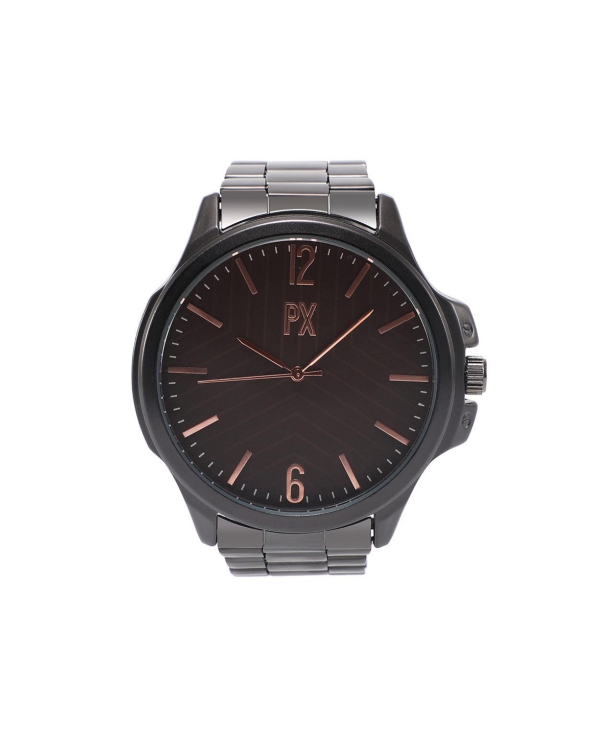 Coby Stainless Steel Watch - Dark brown