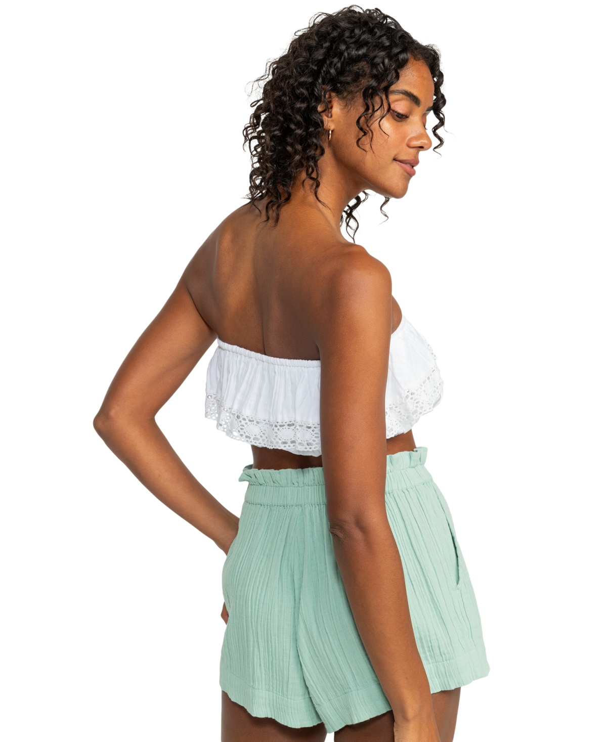 Roxy Juniors' Golden Tropic Crop Top