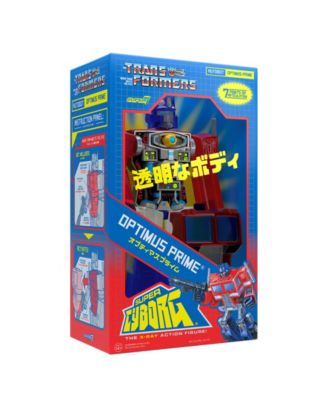 Transformers Super Cyborg - Optimus Prime Clear Red / Blue