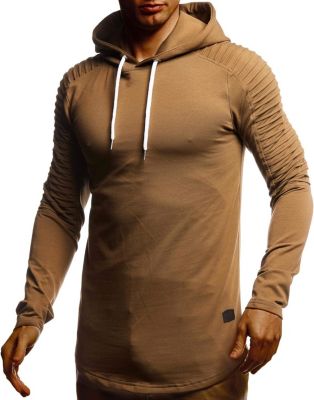 Men's LN6369 Light Hooded Sweatshirt Size XL, Grey