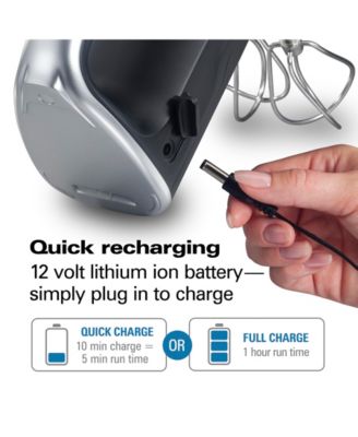 Professional Cordless Hand Mixer with Infinite Speed - 62673