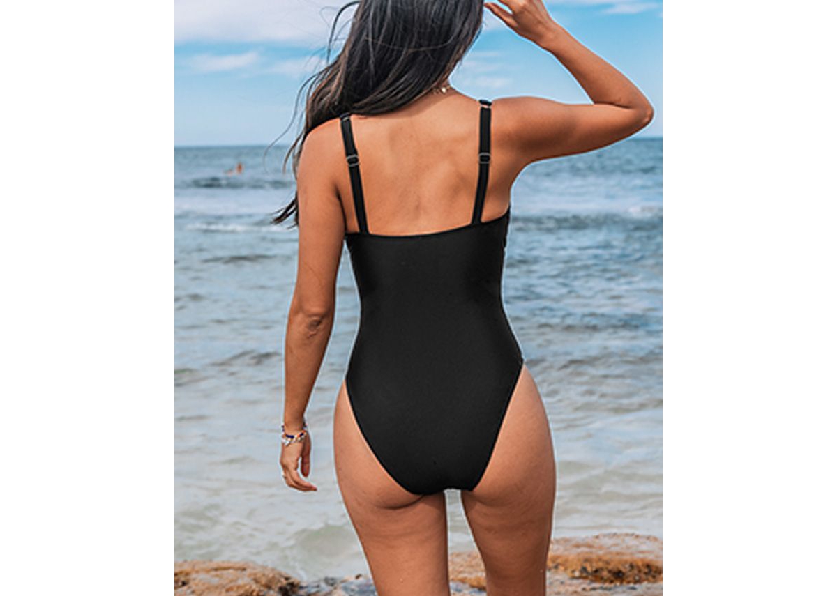 Cupshe Women's Atlantis Square Neck Tummy Control One-Piece