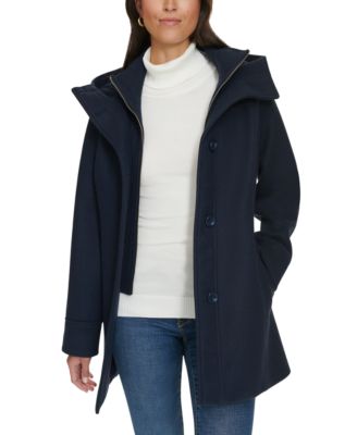 Women's Hooded Button-Front Coat, Created for Macy's
