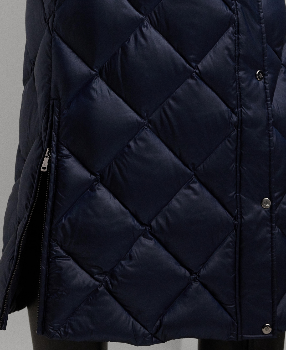 Lauren Ralph Lauren Women's Maxi Diamond Quilted Puffer Coat