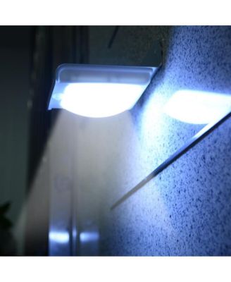 16 LED Solar Power Motion Sensor Light Garden Outdoor Pathway Wter Resistant Wall Light