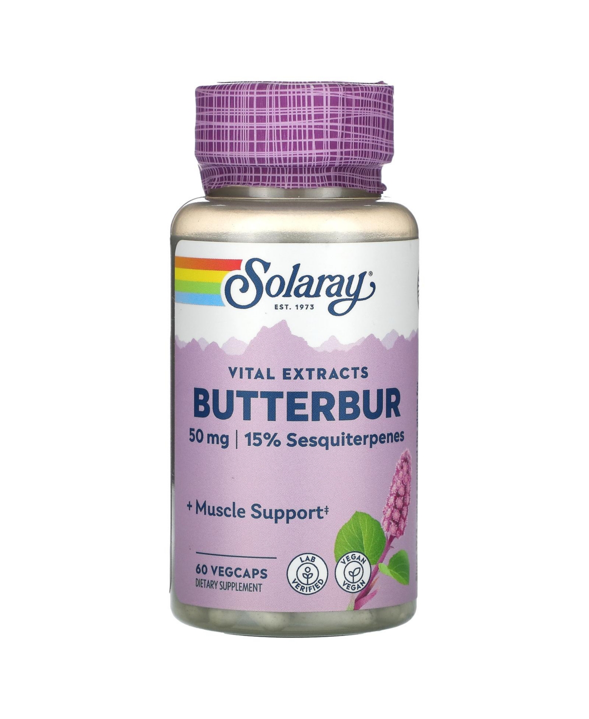 Butterbur 50 mg - 60 VegCaps - Assorted Pre-pack (See Table