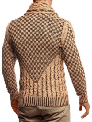 Men's Chunky Knit Pullover Sweater