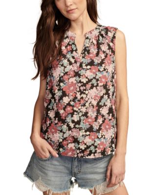 Lucky Brand - Women's Cotton Sleeveless Popover Shirt