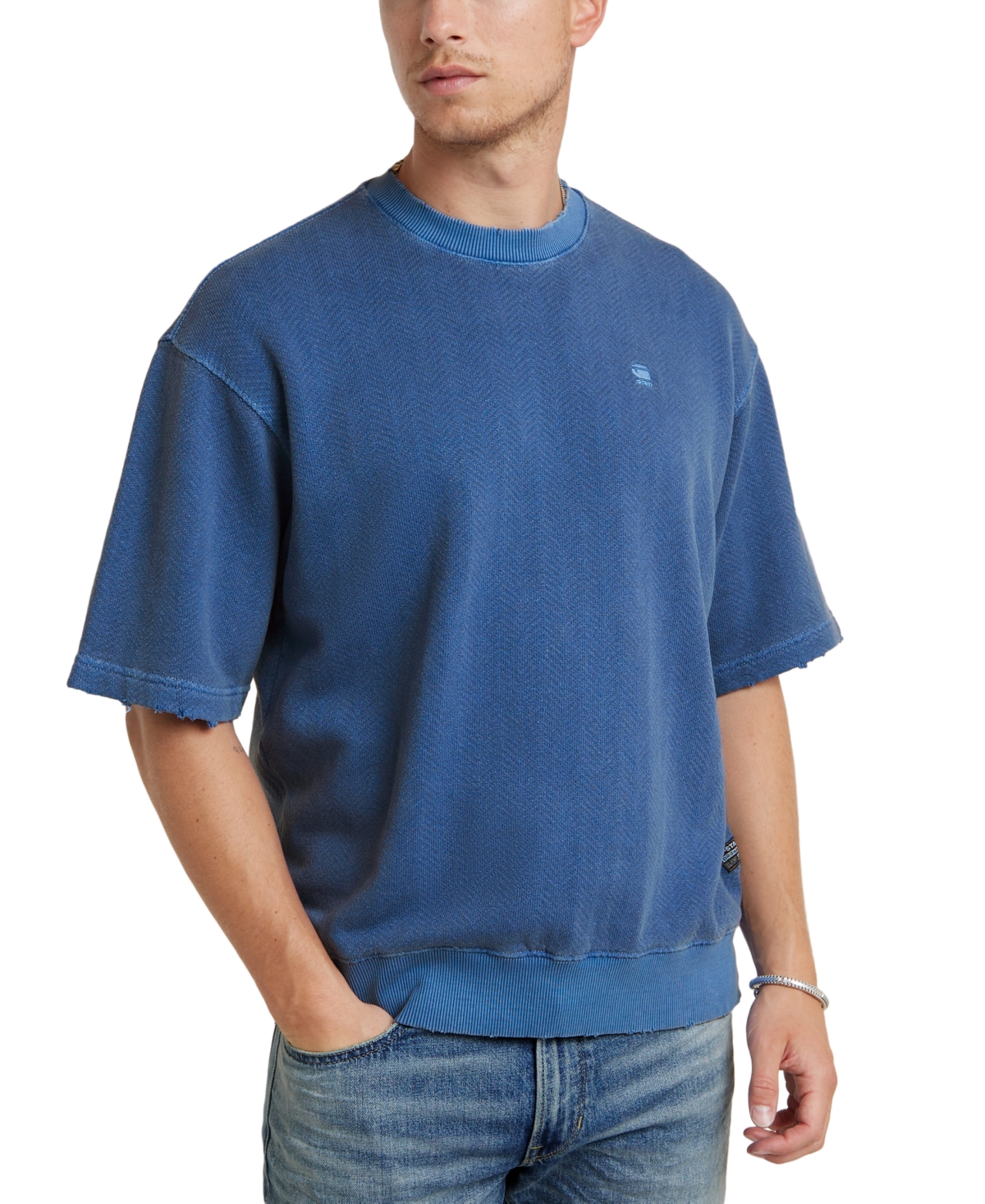 Men's Relaxed-Fit Sweatshirt - Radar Blue