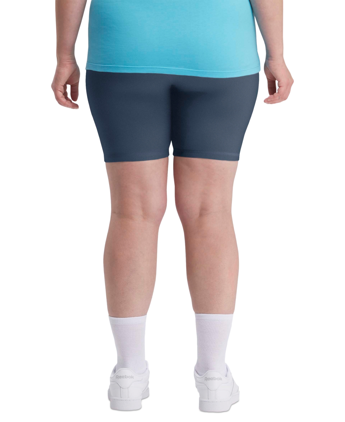Reebok Plus Size Identity Logo Bike Shorts
