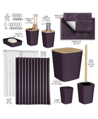 22 Piece Complete Bathroom & Vanity Accessories Set,Set includes: Small 17”x24” Large 20”x32”.