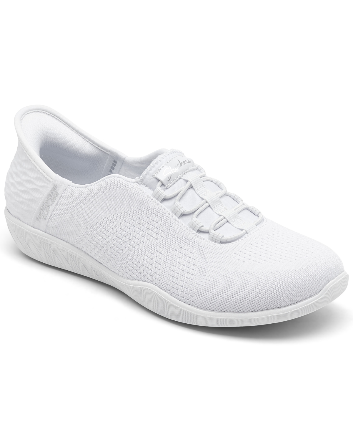 Women's Slip-Ins: Go Walk Flex - Grand Entry Slip-On Walking Sneakers - White/white