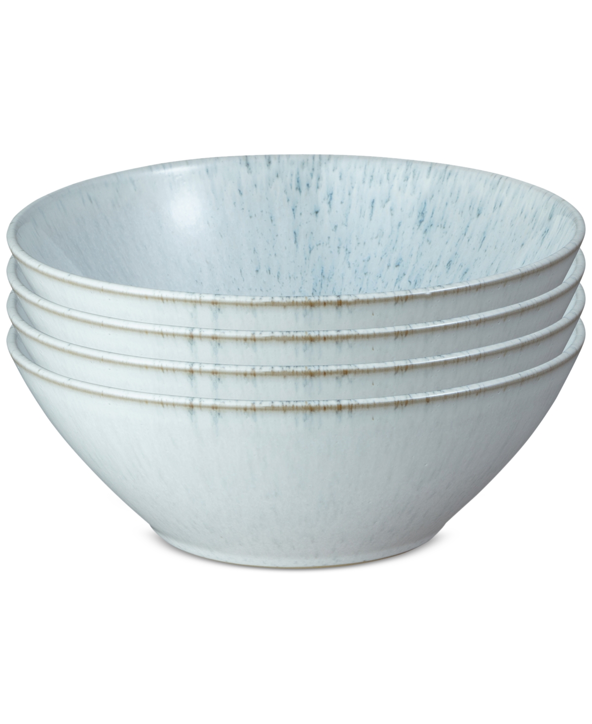 Kiln Collection Stoneware Cereal Bowls, Set Of 4 - Blue