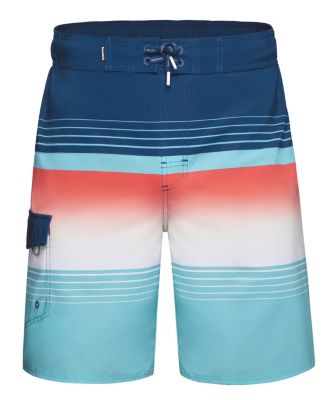 Men's 9" NO Liner Board Shorts Elastic Waist Quick Dry Swim Trunks