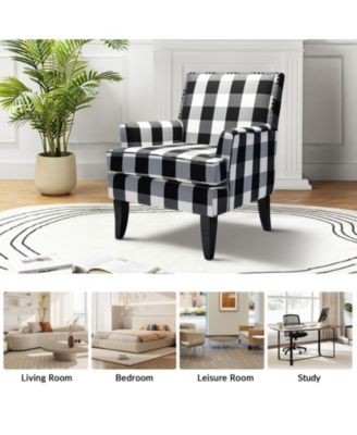 Herrera Classic Upholstered Armchair with Nail Head Trim
