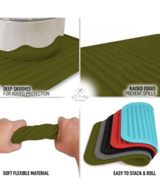 Silicone Trivets for Hot Pots and Pans - Multi-Purpose & Versatile Trivet Mat