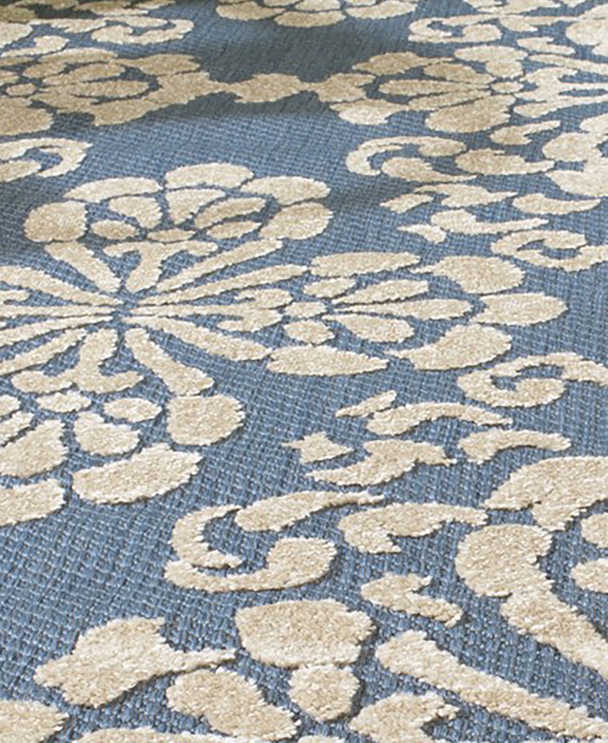 Safavieh Cottage COT908 Light Blue and Beige Outdoor Area Rug