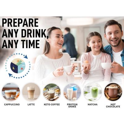 Handheld Milk Frother for Coffee with Upgraded Titanium Motor