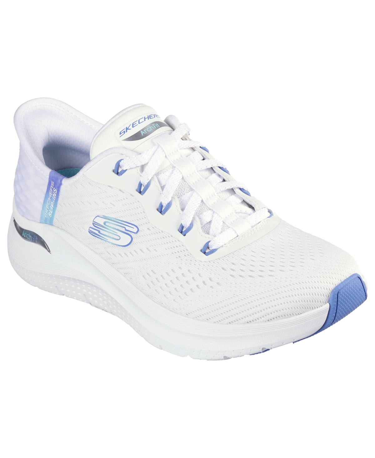 Women's Slip-ins Arch Fit 2.0 - Easy Chic Walking Sneakers from Finish Line - Wbl-white/