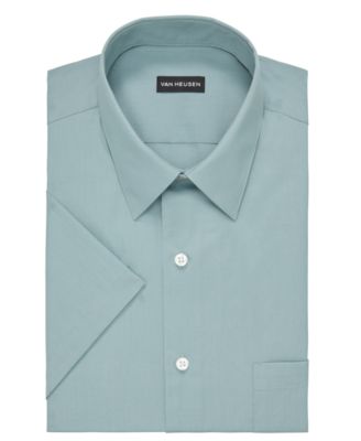 Poplin Solid Short-Sleeve Dress Shirt
