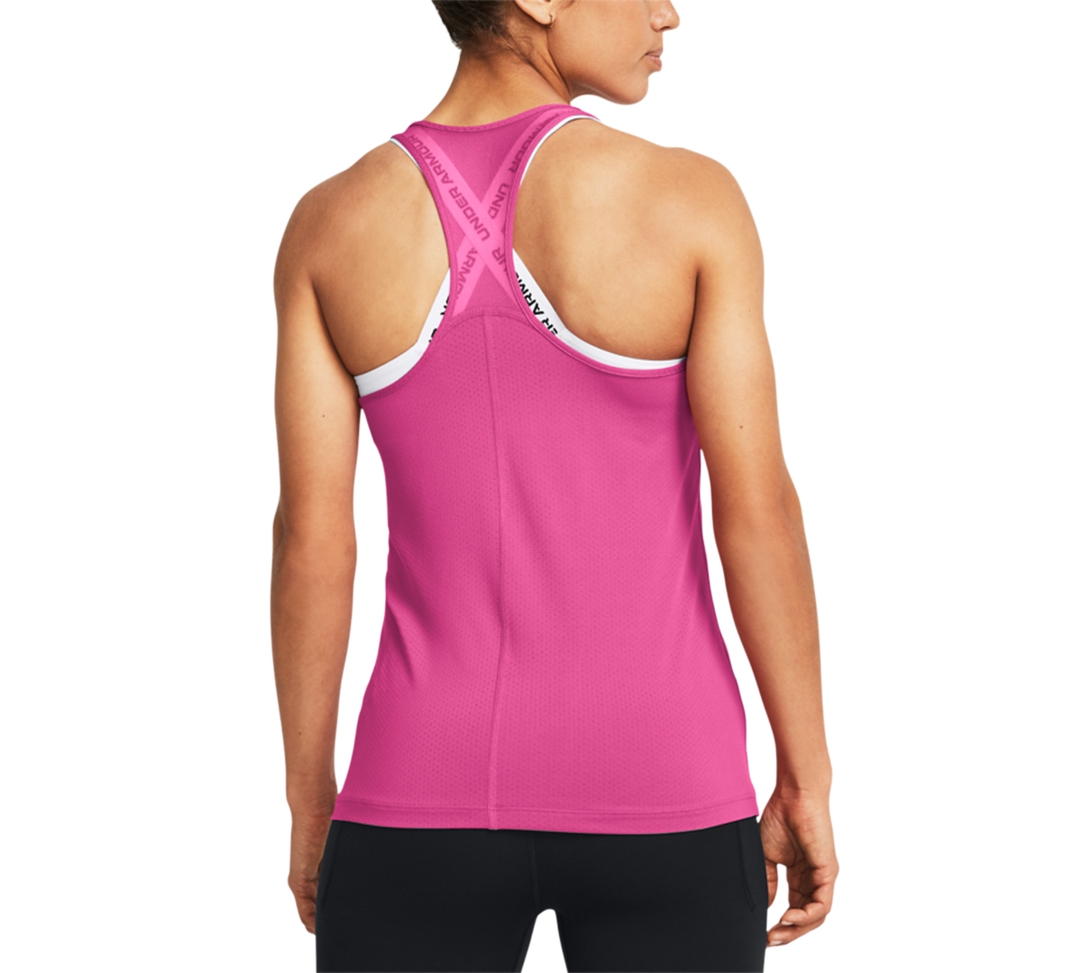Under Armour Women's Fitted Racerback Tank Top -/ / Black