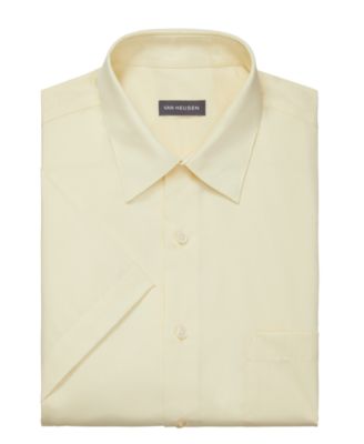 Poplin Solid Short-Sleeve Dress Shirt