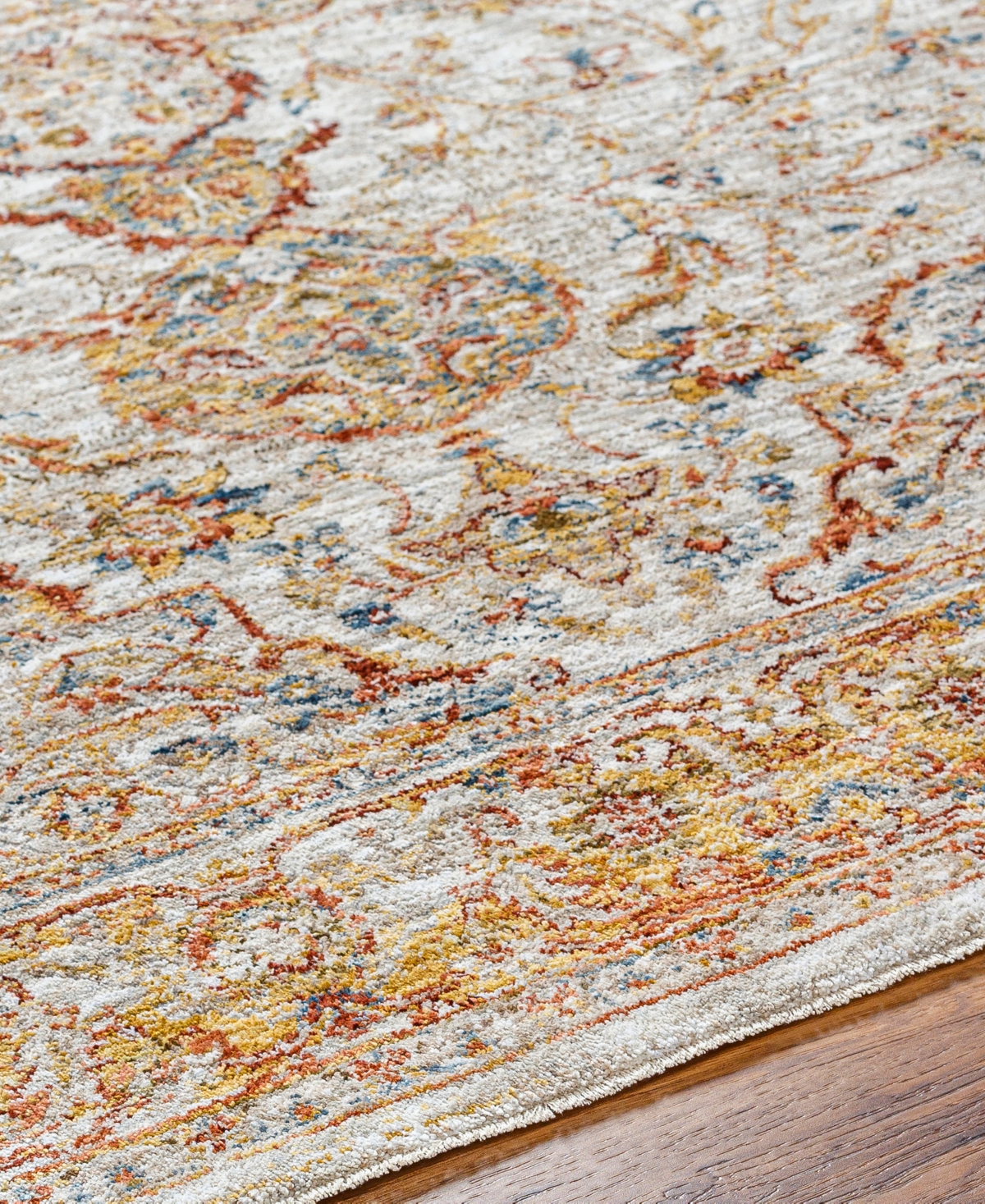Surya Mona Lisa Mni-2308 6'7x9'6 Area Rug In Rust-cream