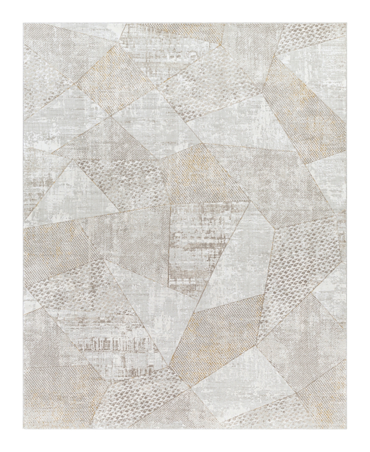 Surya Carmel Crl-2303 6'7x9'6 Area Rug In Silver