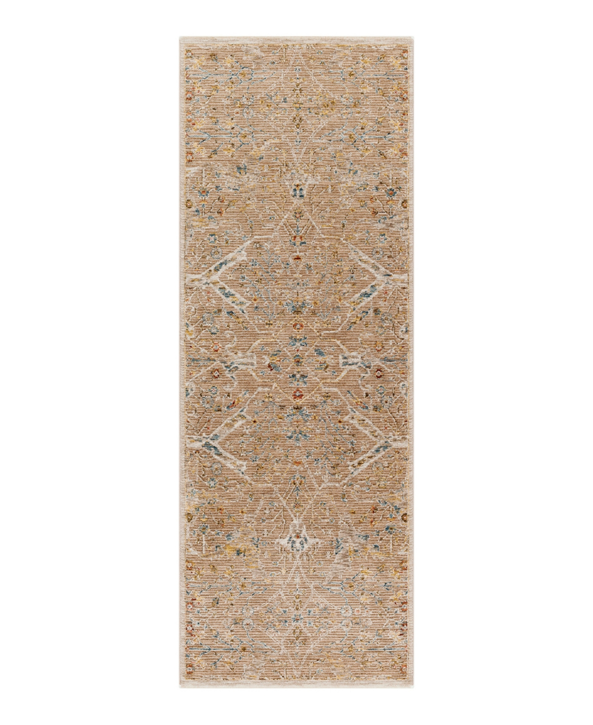 Surya Reina Ren-2300 2'7x7'3 Runner Area Rug In Tan