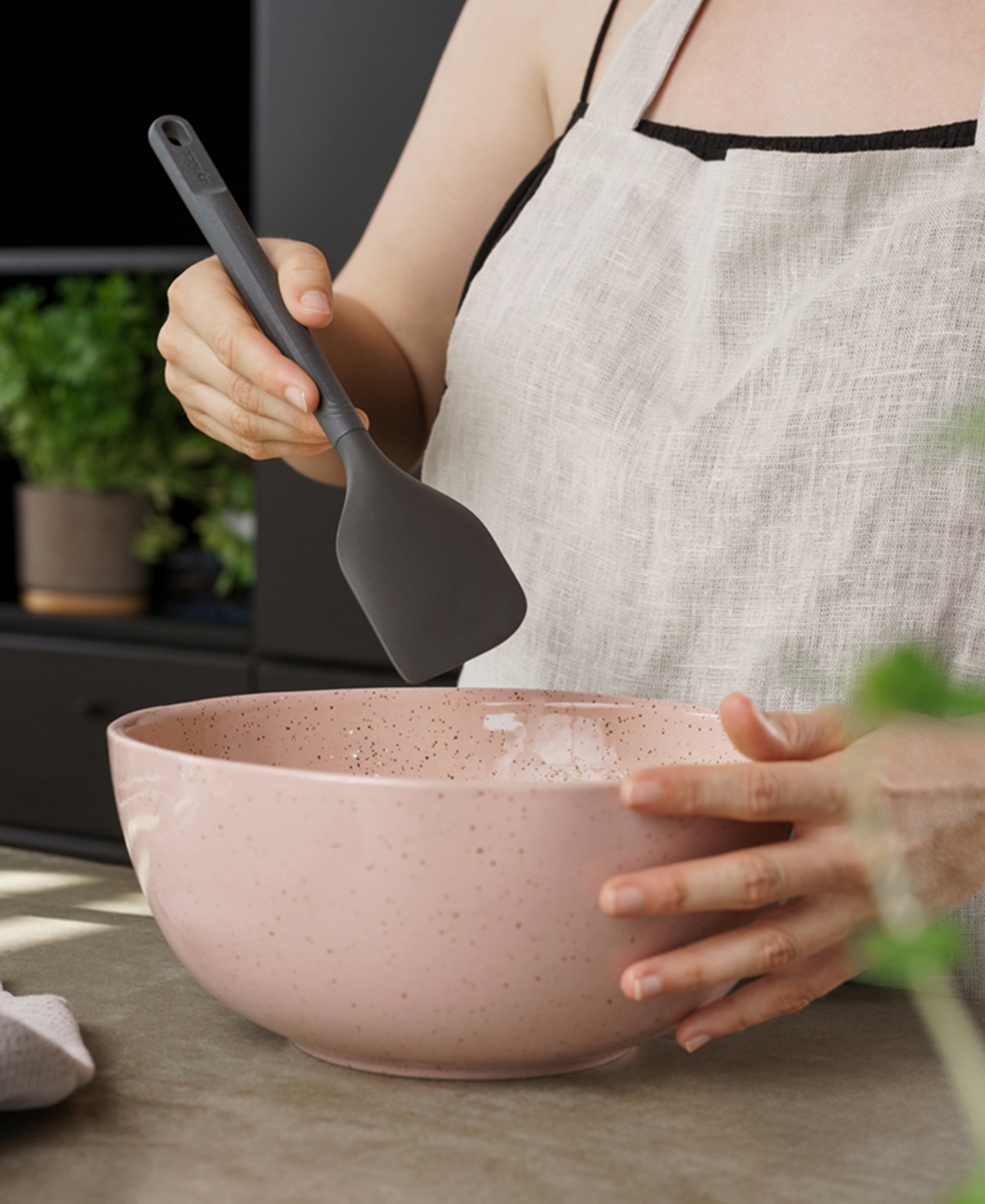ZYLISS LARGE SILICONE-EDGE MIXING SPATULA 