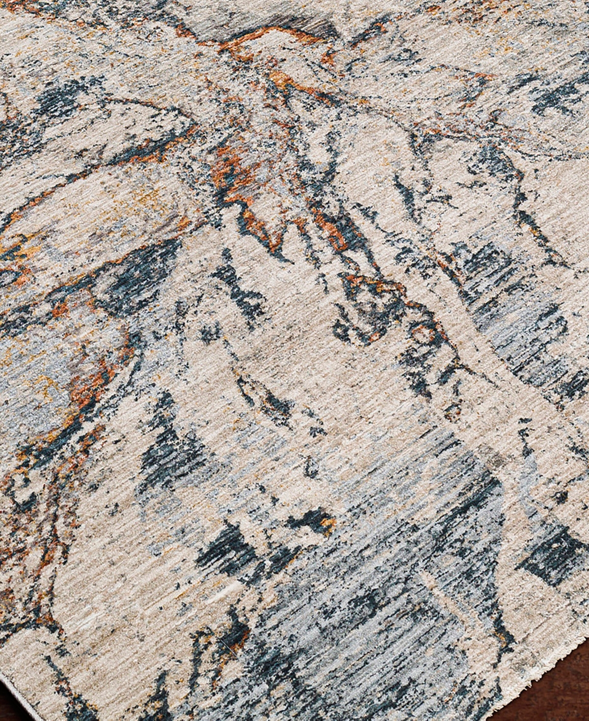 Livabliss Laila Laa-2316 7'10x10'3 Area Rug - Teal- Gray