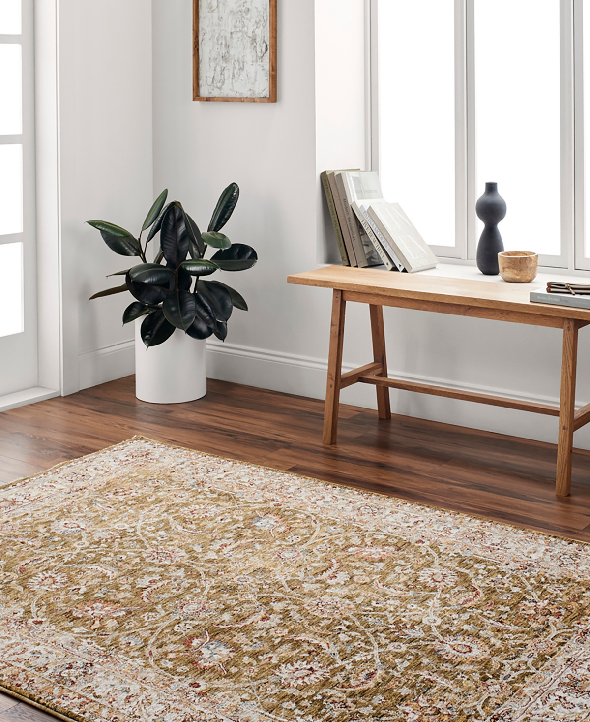 Surya Mona Lisa Mni-2306 7'10x10'3 Area Rug In Olive