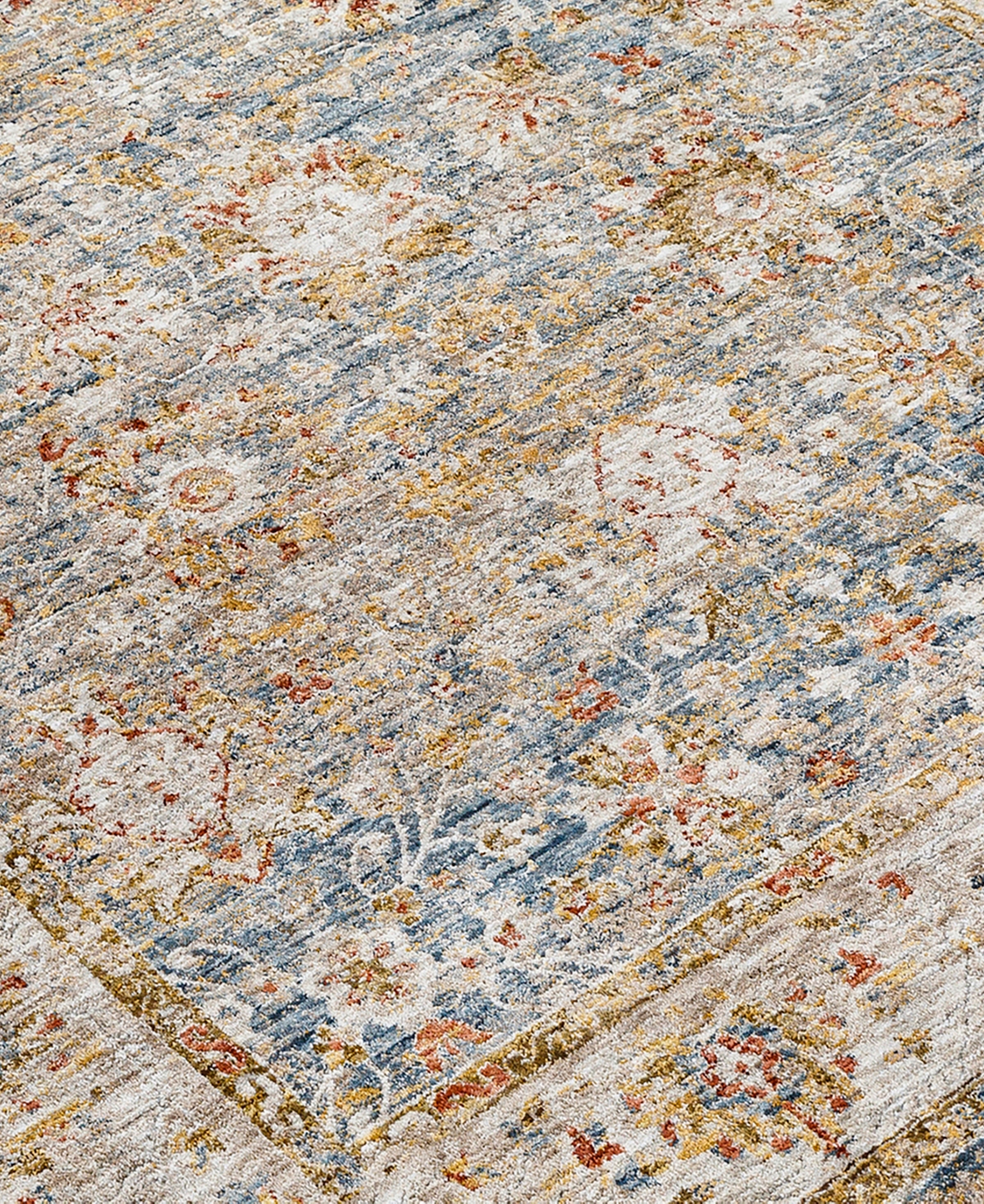 Surya Mona Lisa Mni-2313 7'10x10'3 Area Rug In Rust-denim