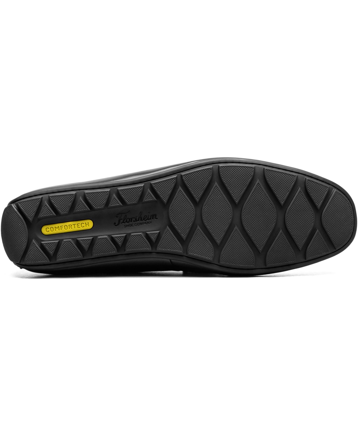 Мужские туфли Florsheim Motor Moc Toe Bit Driving Loafer, цвет: Чёрный — фото 7