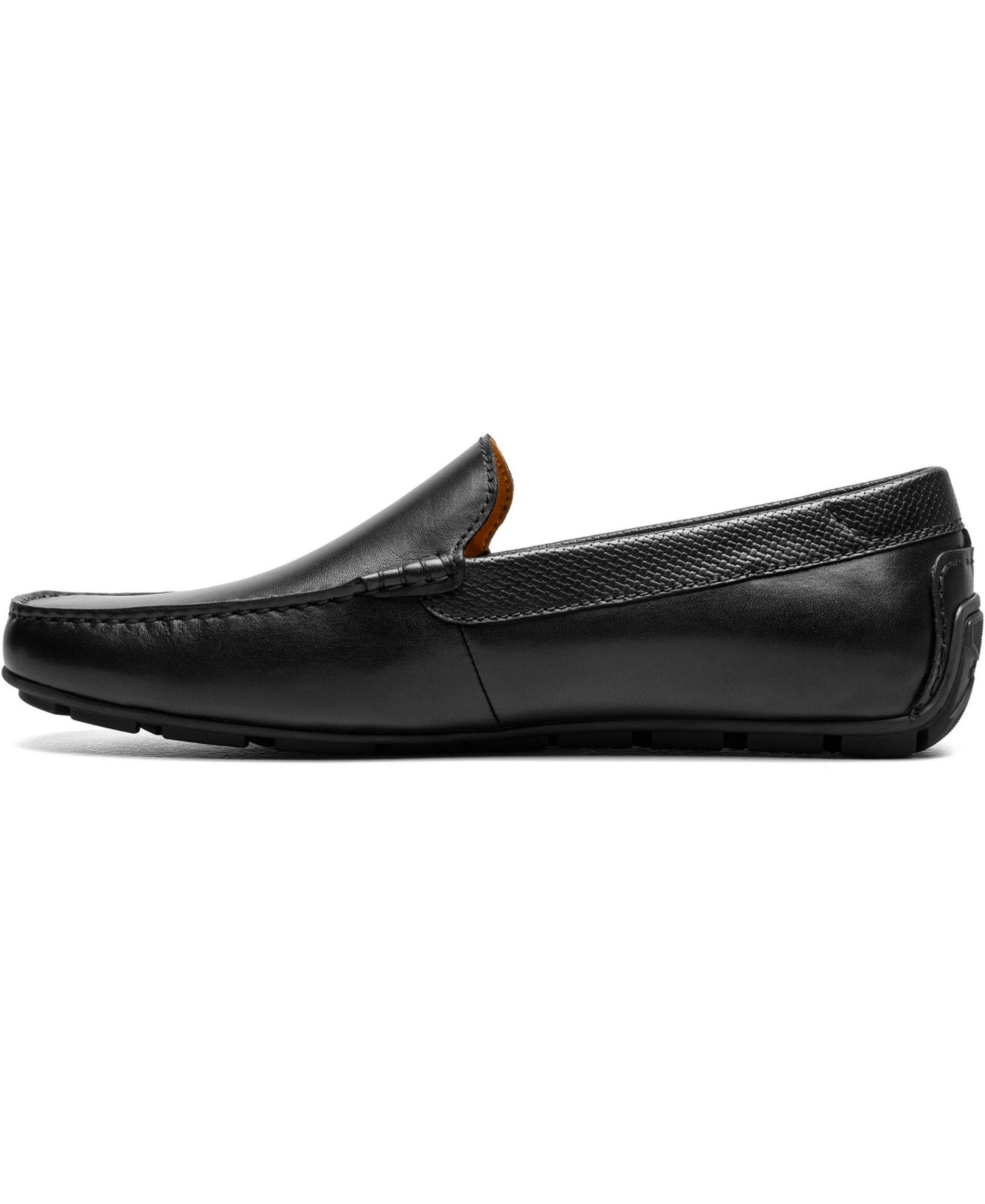 Мужские туфли Florsheim Motor Moc Toe Venetian Driver Loafer, цвет: Чёрный — фото 5