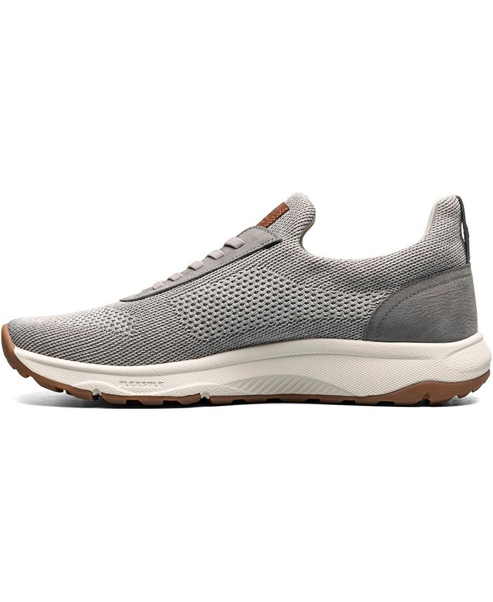 Florsheim Fleet Black Knit Elastic Lace Slip-On Casual Sneaker for Men