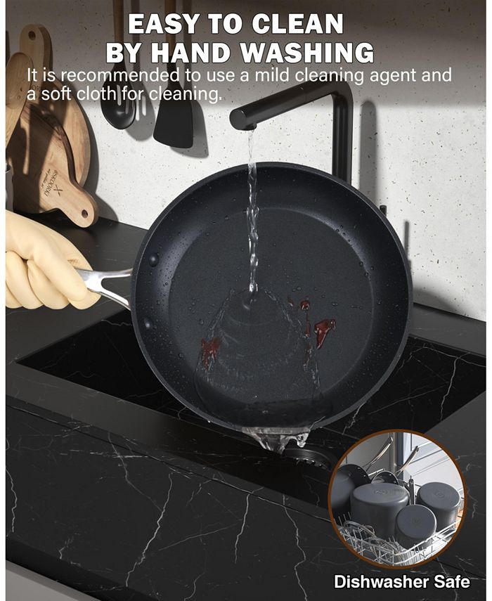 Cooks Standard Frying Omelet Pan, Classic Hard Anodized Nonstick 12