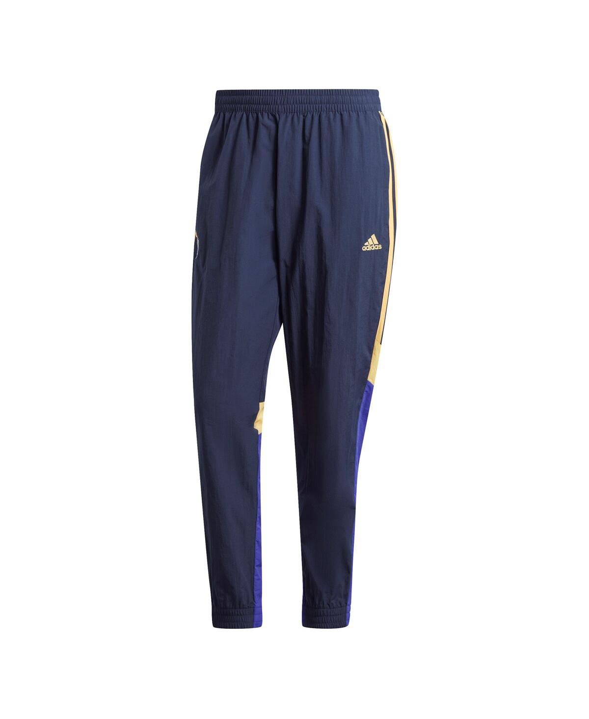 Shop Adidas Originals Men's Navy Real Madrid 2023/24 Urban Purist Woven Track Pants In Legink