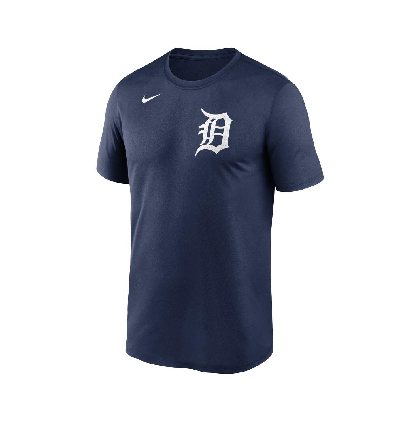 Мужская футболка Nike Navy Detroit Tigers Fuse Legend — фото 2