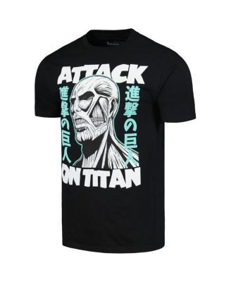 Men's Black Attack on Titan Graphic T-Shirt