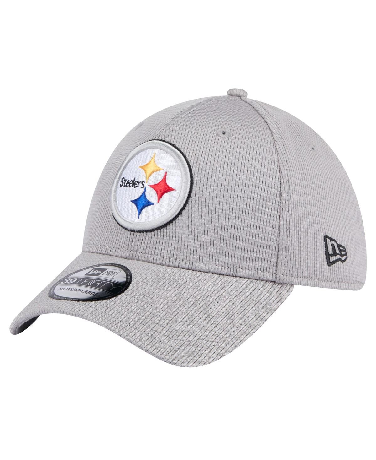 Men's Gray Pittsburgh Steelers Active 39thirty Flex Hat - Gray