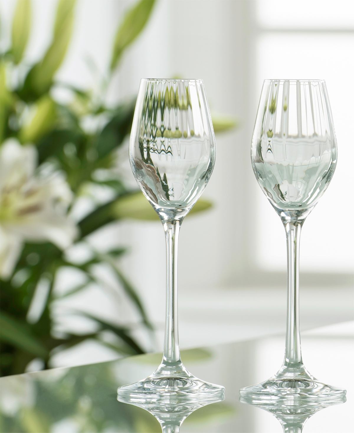 Galway Crystal Erne Sherry Glasses, Set of 2