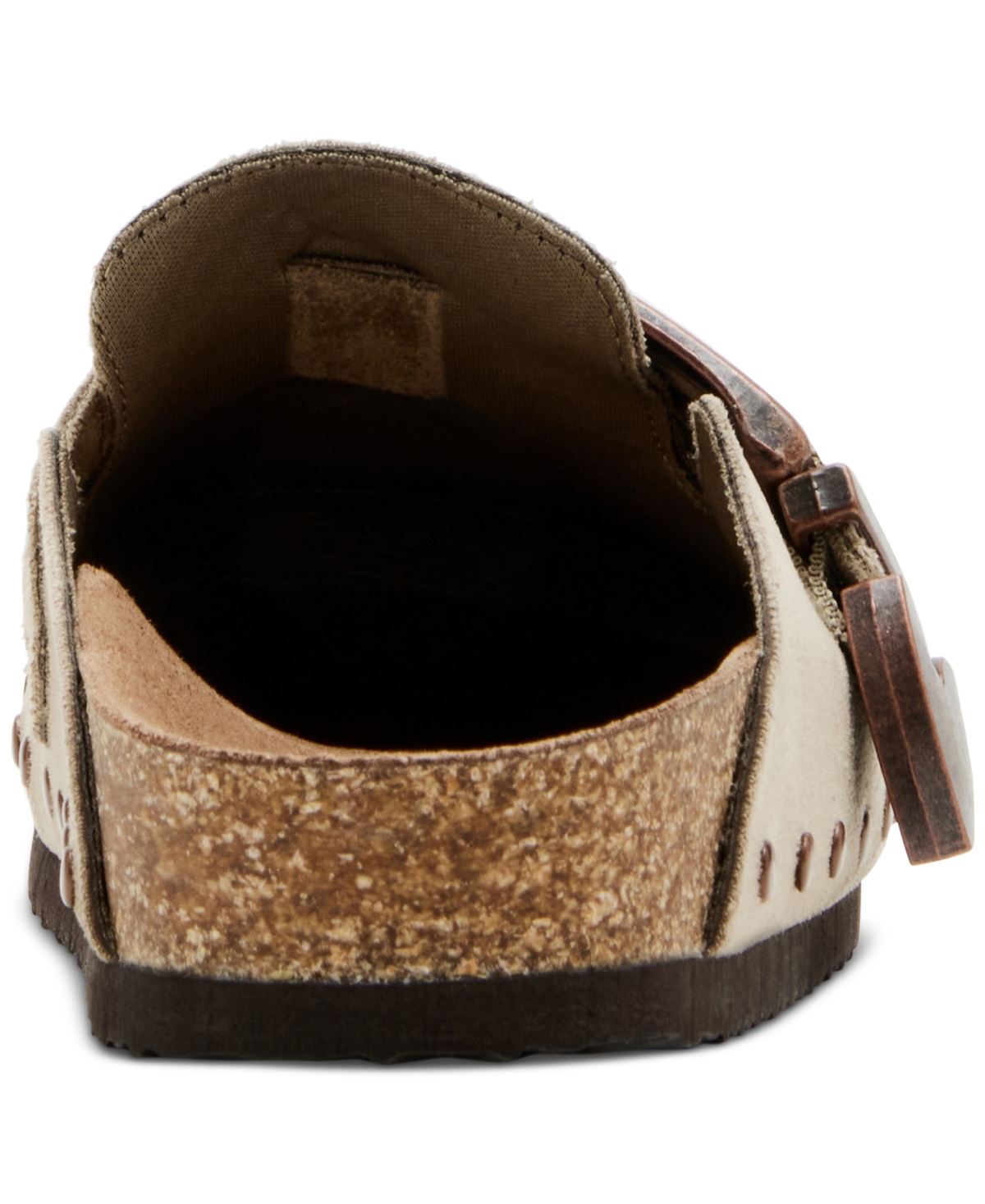 Madden Girl Ppepper Buckle Detailed Western Clogs